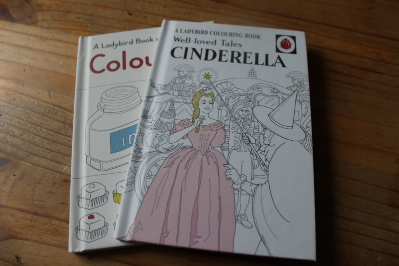 Cinderella colouring book