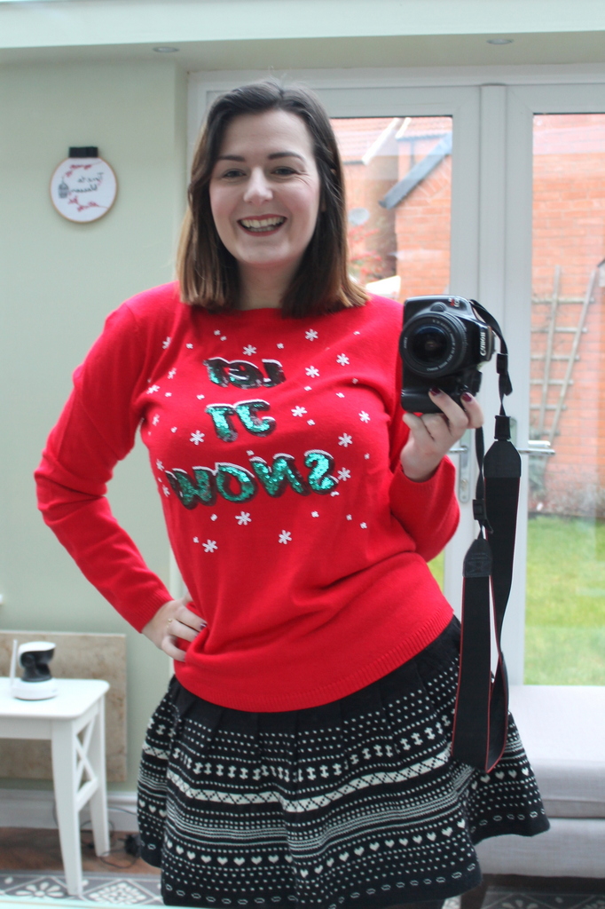 Let It Snow Christmas Jumper outfit