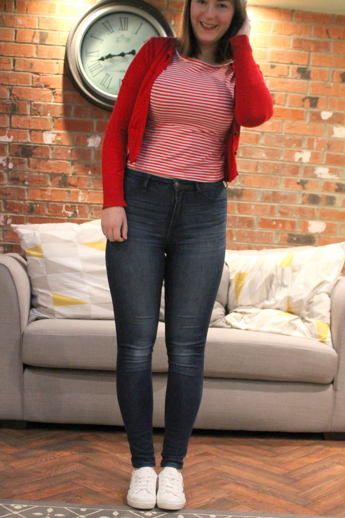 Red Striped Top Collectif outfit