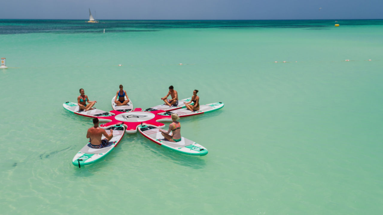 Paddle Board Yoga Aruba