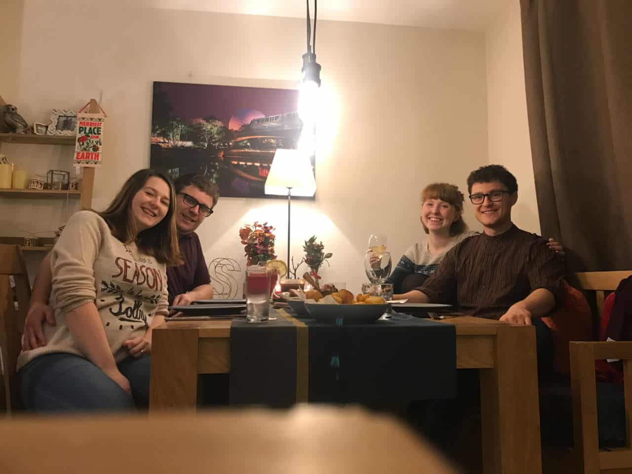 Italian Christmas dinner - porchetta