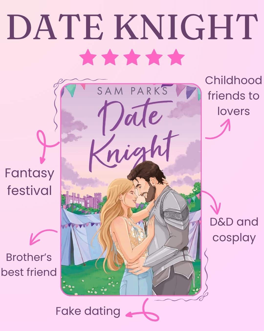 Date Knight by Sam Parks - romance tropes