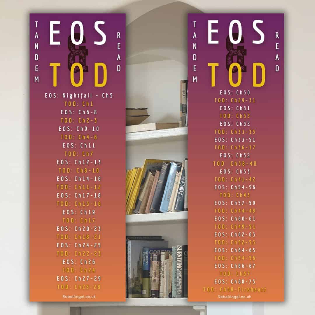 Empire of Storms and Tower of Dawn tandem reading bookmark