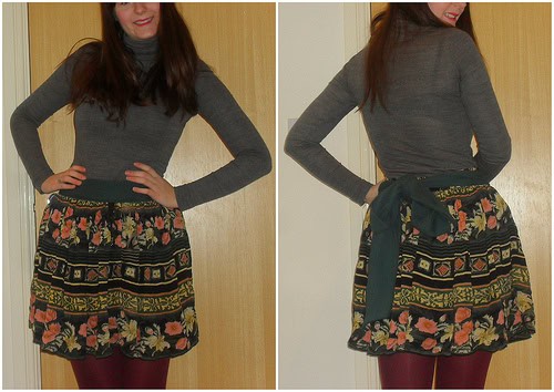 vintage skirt outfit