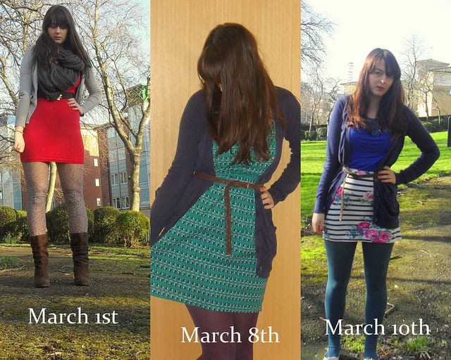 March outfits recap
