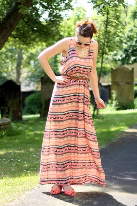 maxi dress summer outfit
