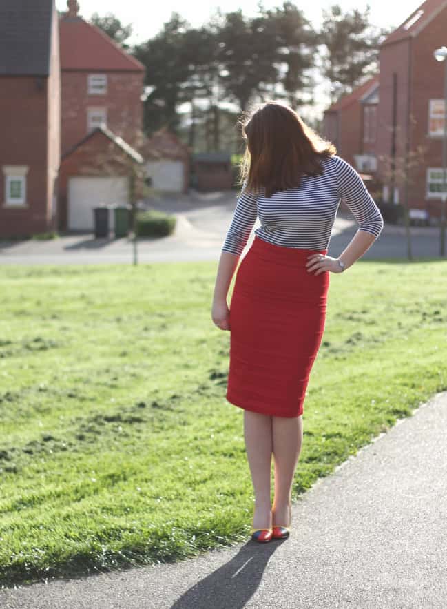 Collectif outfit pencil skirt