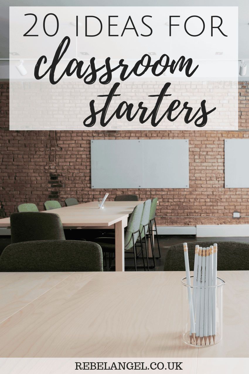 Classroom starters & plenaries Rebel Angel