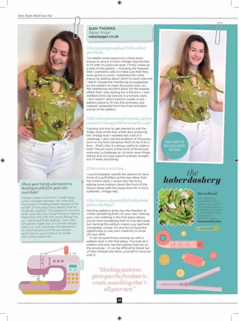 Butterick 5997 Pattern Hack