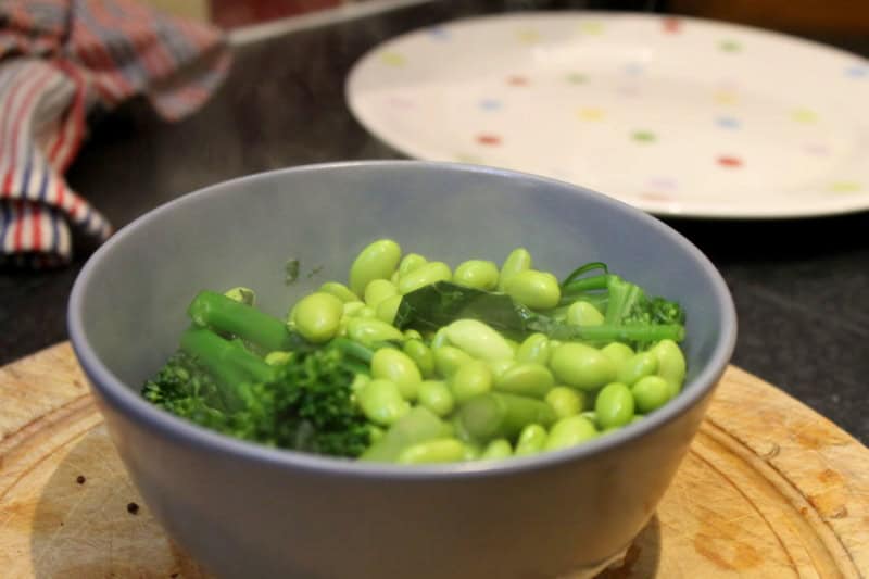 Tesco Valentine's Meal Deal review: green vegetable trio ...