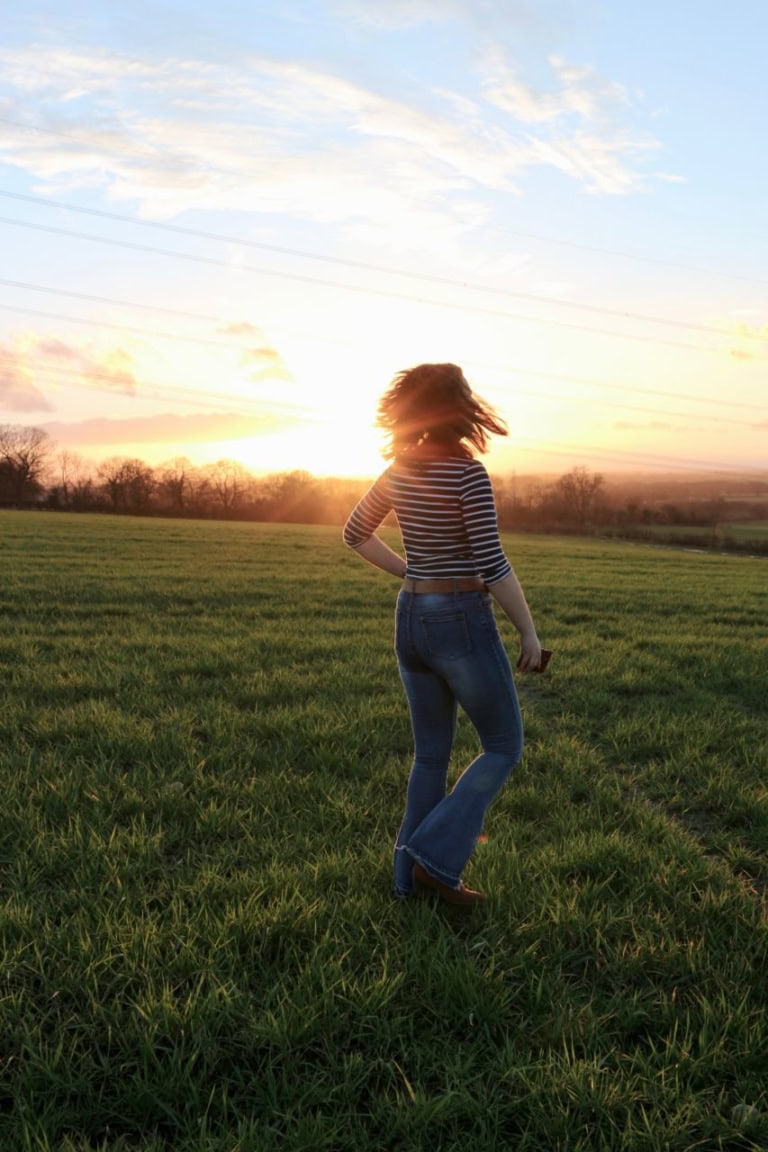 Striped top & Flares