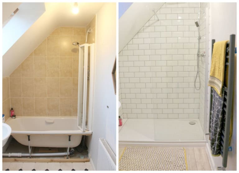 Bathroom Before and After