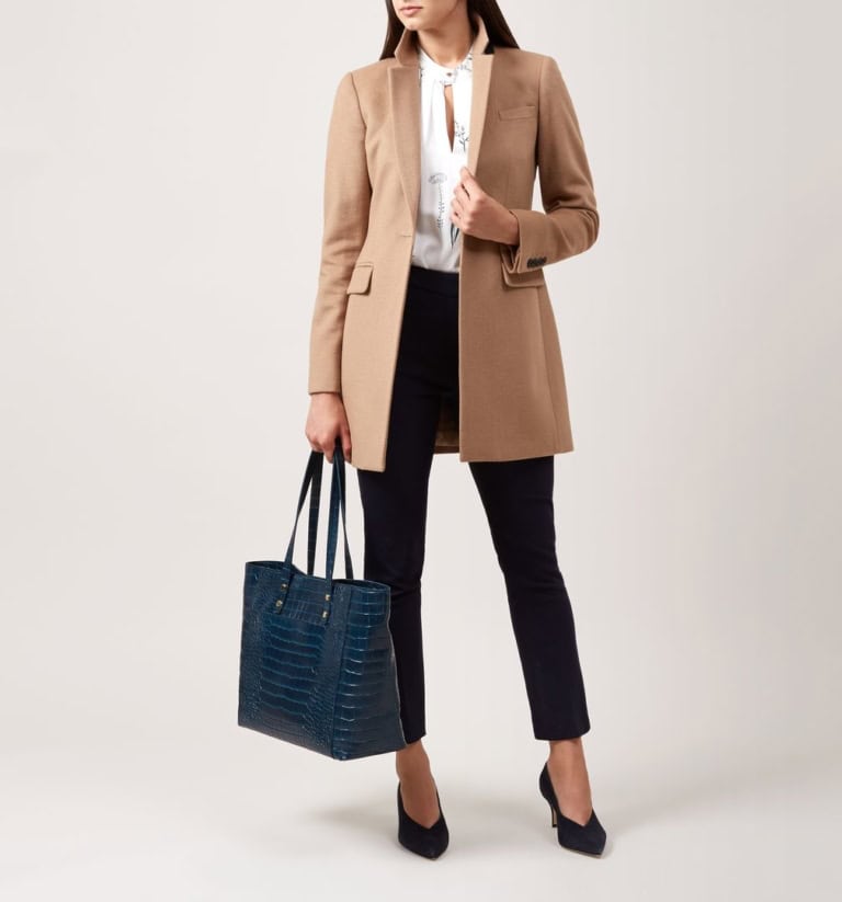 Hobbs Women's Natural Tia Camel Coat