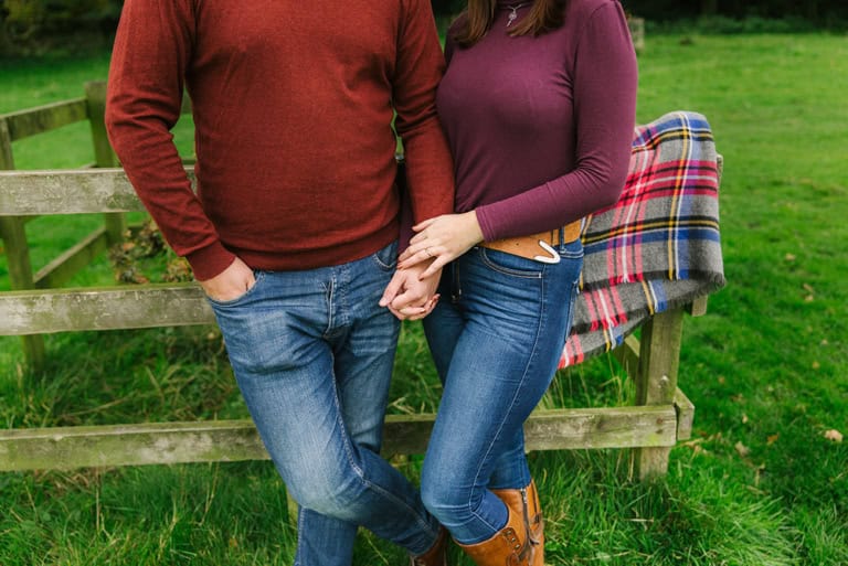Fall autumn engagement photo shoot with Jemma King, Hull wedding photographer