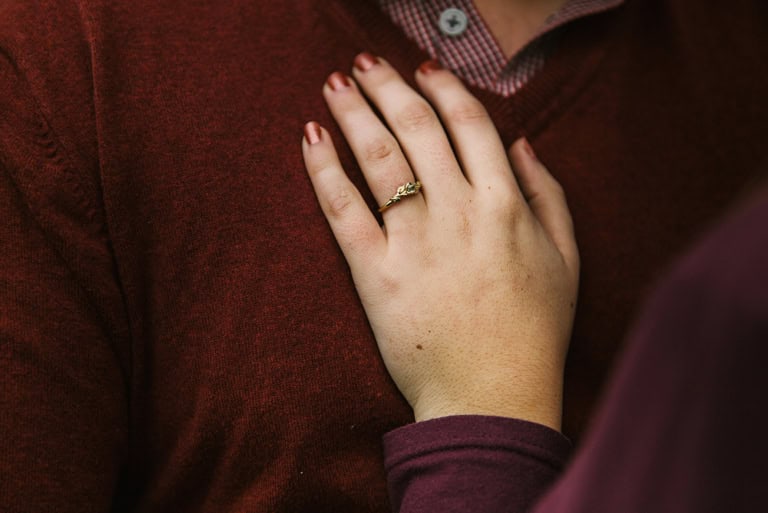 Fall autumn engagement photo shoot with Jemma King, Hull wedding photographer