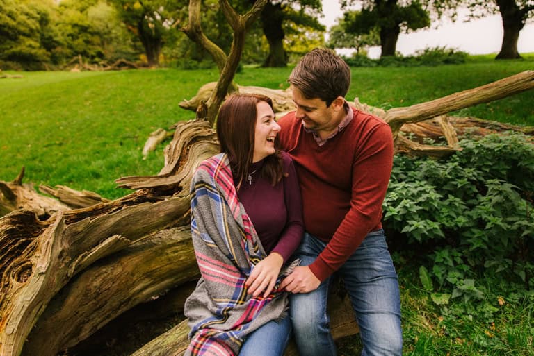 Fall autumn engagement photo shoot with Jemma King, Hull wedding photographer