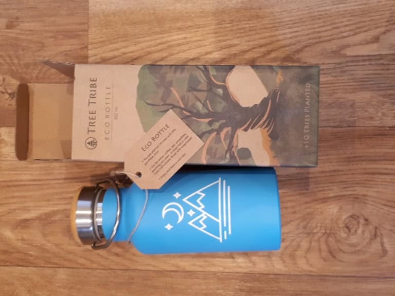 Tree Tribe reusable water bottle - living plastic free