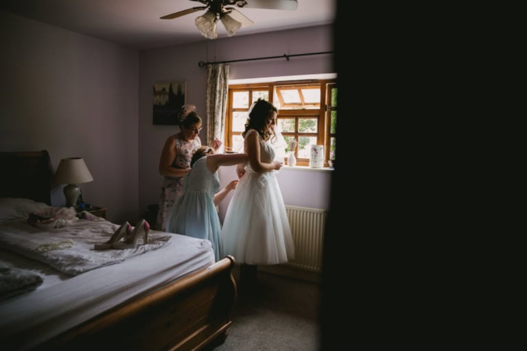North Yorkshire wedding - getting ready