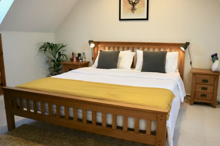 Master bedroom update - mustard & grey