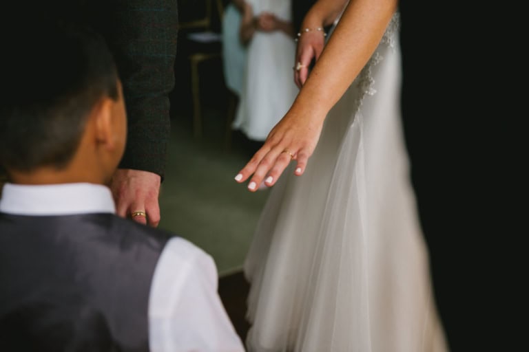 North Yorkshire wedding ceremony at Newburgh Priory 