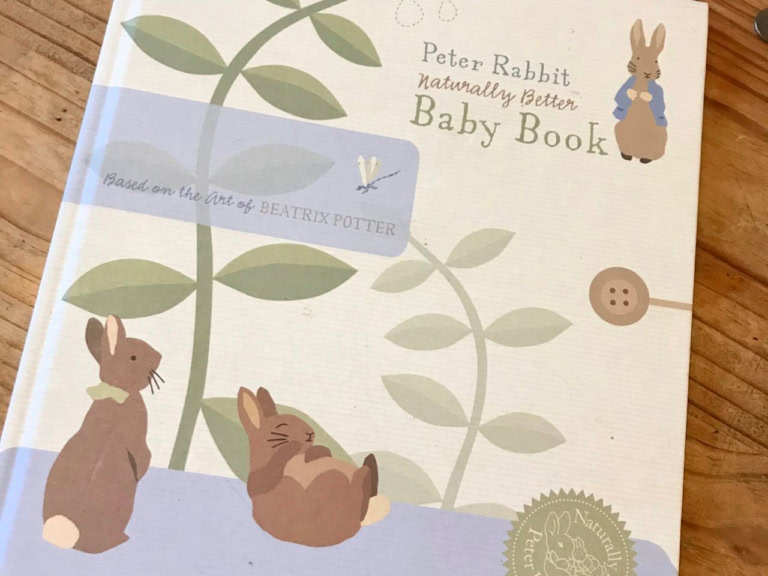 Peter Rabbit baby book - 13 weeks blogger pregnancy diary