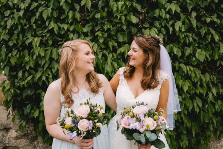 North Yorkshire wedding at Newburgh Priory bridesmaids
