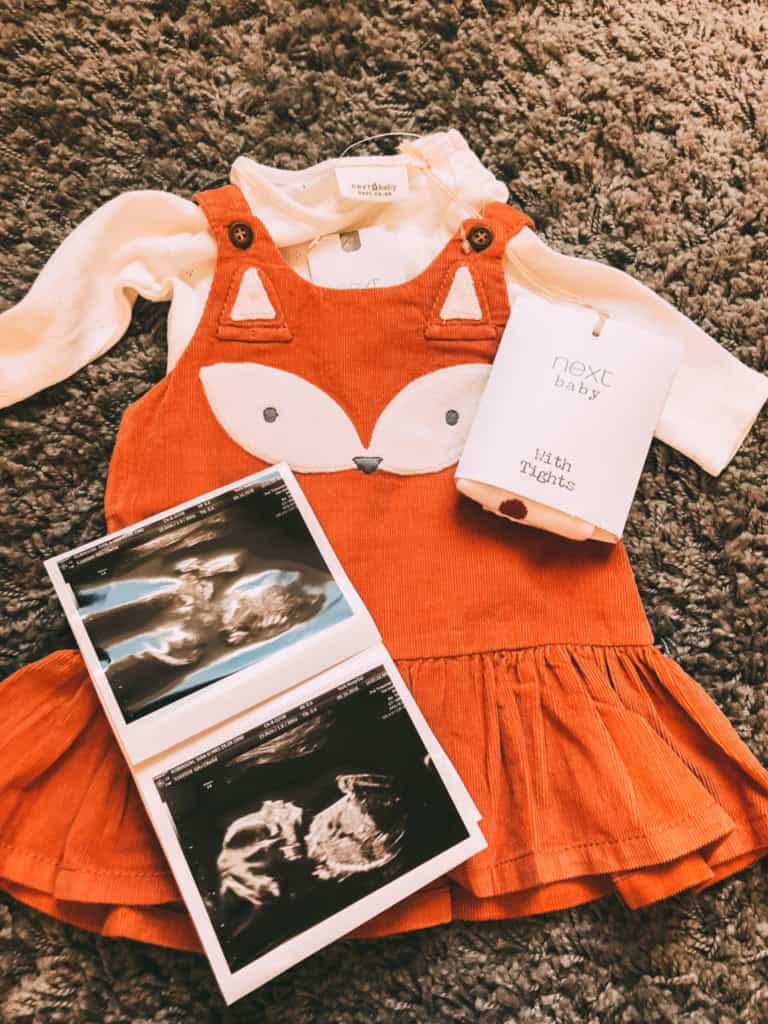 Blogger Gender Reveal...it's a girl! Next fox baby outfit