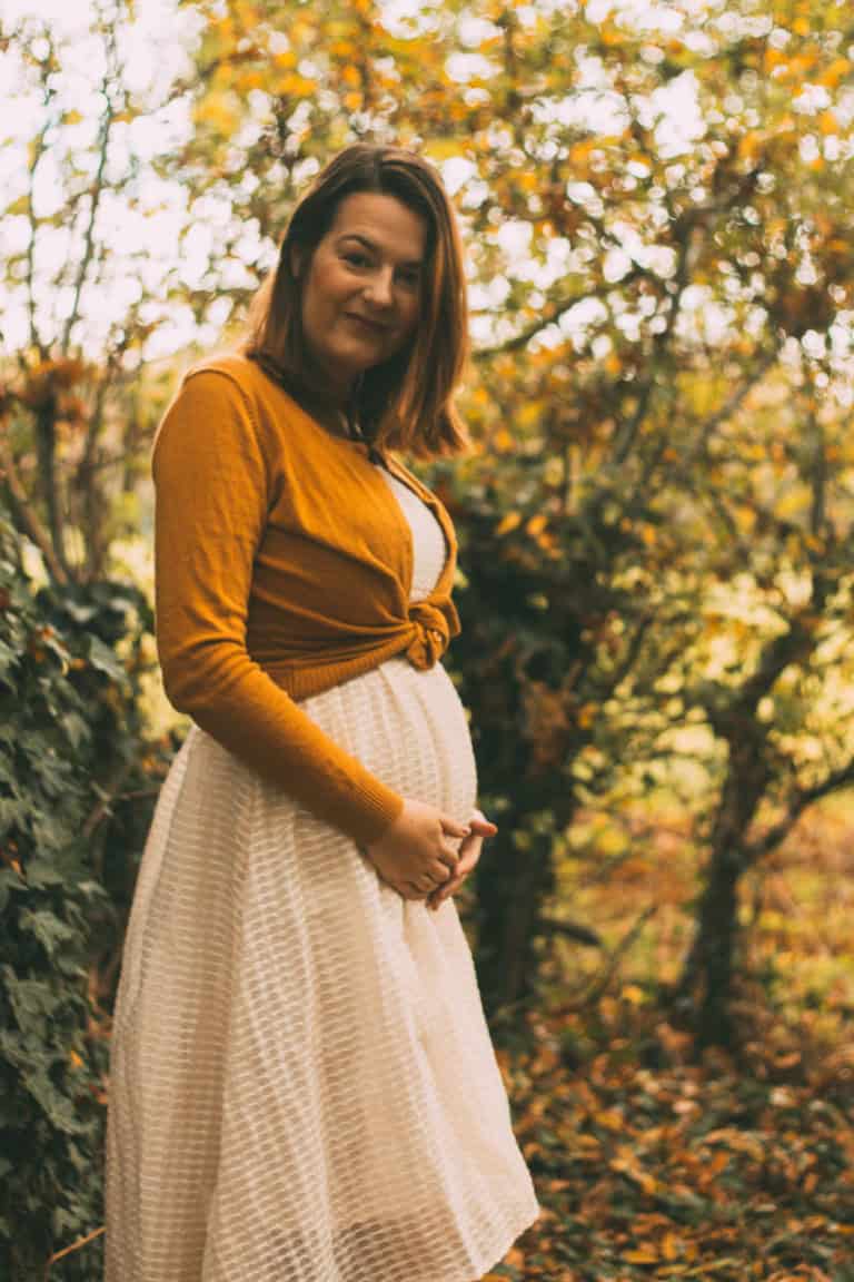 ELVI occasionwear Evelyn dress - maternity outfit for autumn