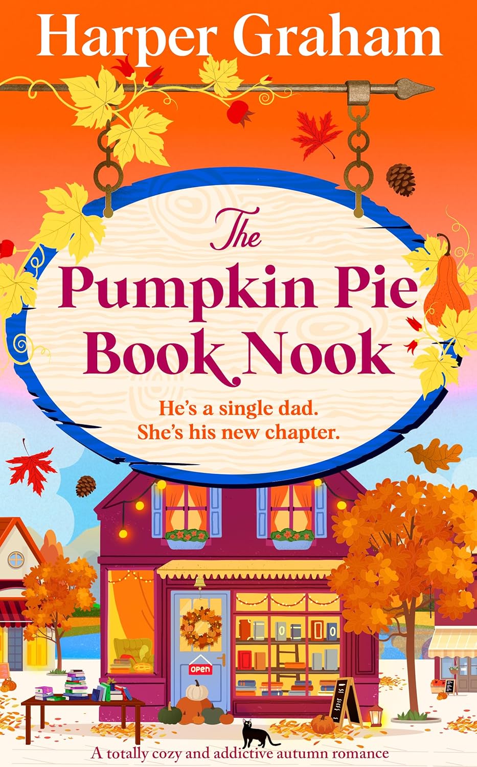 The Pumpkin Pie Book Nook by Harper Graham – Romance Book Review