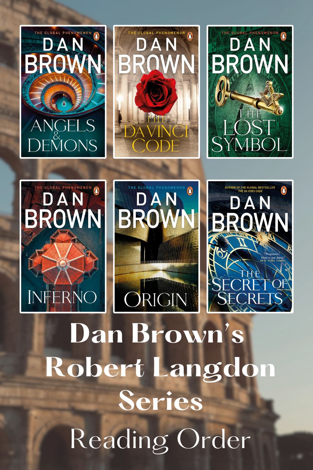 Dan Brown Books in Order: The Ultimate Robert Langdon Reading Guide